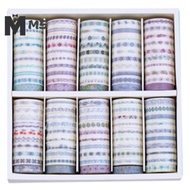 100 Pcs/Set Washi Tape Set Dream Weaving Line Series Simple Stickers
