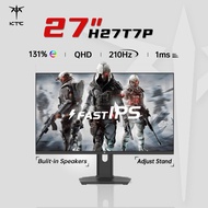 KTC 27" 2K QHD 210HZ Bulit-in Speakers Fast IPS 1ms 131%sRGB HDMI&DP PC/PS5/XBOX Gaming Monitor H27T