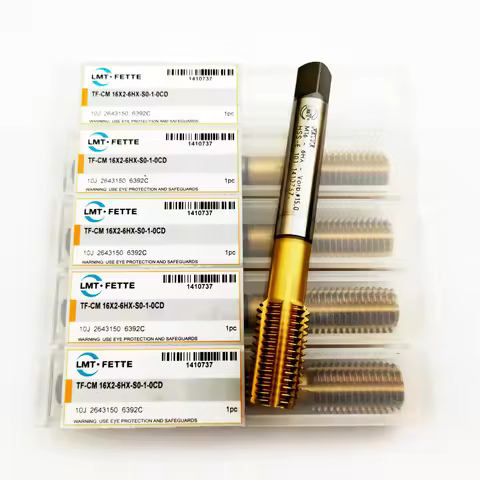 LMT FETTE M16X2 6HX Extrusion Tap TF-CM 16X2-6HX-S0-1-0CD 1Pcs Forming TAPS