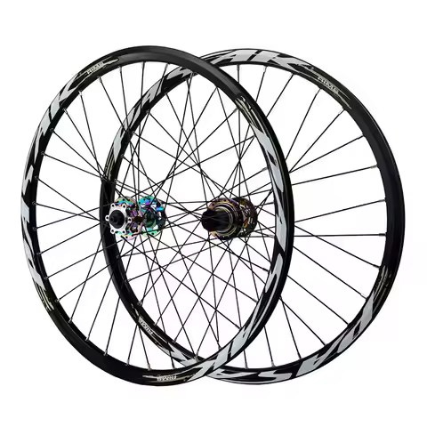 Mtb Wheelset 24 26 27.5 29 inch Bicycle Aero Wheels 6 Bolts Disc Brake Mountain Bike Wheel Set 32 Ho