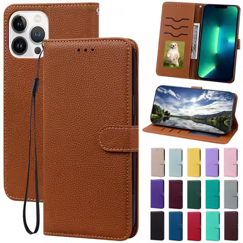 Luxury Leather Flip Case For Xiaomi Mi A1 5X A2 Lite 8 9 Lite Mi 6 A3 12 10T 9T Pro 11T 11i 11 Lite 