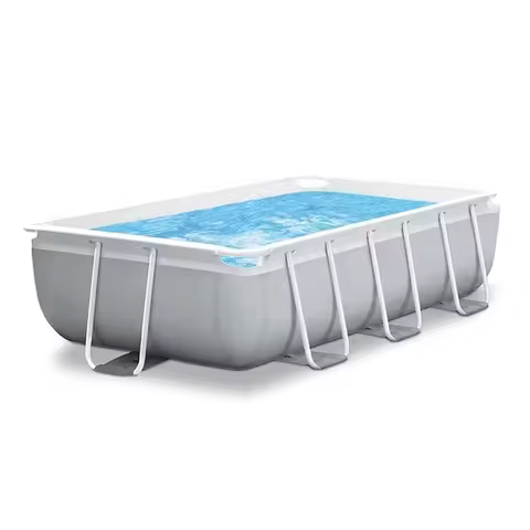 Swimming Pool 4m X 2m X 1.22m Rectangular Shape For Family Outdoor Garden Summer Water Fun