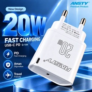 HP ANSTY 20W PD Type C to Lightning QC 3.0 | Charger fast charginghp | Charger | Charger adapter | T