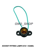 E12 Lamp Socket Fitting + Cable