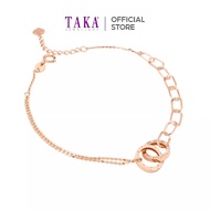 TAKA Jewellery Dolce 18K Gold Link Bracelet