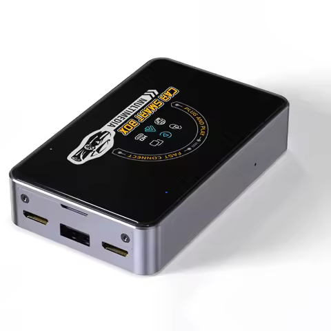 Fuallwin 3 in 1 CarPlay Box Stream Video Apps TF/SIM Card CarPlay AI Box 8GB + 128GB Wireless CarPla