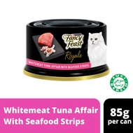 LG - ROYALE FANCY FEAST WHITEMEAT TUNA  AFFAIR WITH SEAFOOD STRIPS 85G X 24CANS