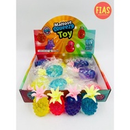 12 Pieces Needoh Pineapple Medium Squishy Toy A1418-30 / Paninda