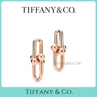 【ทิฟฟานี่ ออริจินัล】ทิฟฟานี่ Hardwear กุหลาบโกลด์คอต่างหู / เงินสเตอร์ลิงคอต่างหูต่างหูสตั๊ดสำหรับผู