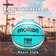 ORIGINAL MOLTEN GG7X-BULE Authentic GG7X Size 7 PU Leather Material Basketball Ball Official Match b