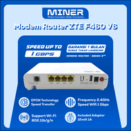 Modem Router ZTE F460 V6 Support OLT Epon Fiber Optic FTTH