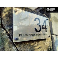 No Rumah Eksklusif/No Rumah/No Rumah Hipster/No Rumah Budget/House Number/House Plate Number