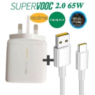 Original Oppo Support Supervooc 65W Flash Charge Find X3 Reno 7 6 Pro 5 Pro 4Pro Fast Charging With Type-C Cable Charger