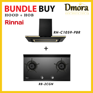 RINNAI BUNDLE BUY HOB + HOOD: RH-C1059-PBR + RB-2CGN