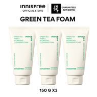Innisfree Green Tea Hydrating Amino Acid Cleansing Foam 150g. อินนิสฟรี กรีนที ไฮเดรติ้ง อะมิโนเอซิด