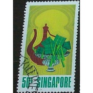 1972 National Day Deepavali 50 cents stamp USED (CV: RM8:00)
