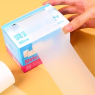 Aesthetic Cuttable Sparkly Sticky Notes 22.97ft Pull Out Clear Memo Pad Multipurpose Office Statione