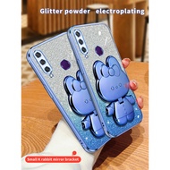 For Huawei Y6P Case Shockproof Electroplated Back Cover For Huawei Y6P Stand Phone Casing