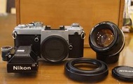 經典銀黑美機 Nikon F2加購Nikon K  55mm F1.2 (夜之眼) FM2 FM3 FE2 F3 F4