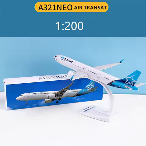 1:200 Scale AIR Transat A321 NEO Airways Airlines ABS Plastic Airplane Model Aircraft Plane Assembly