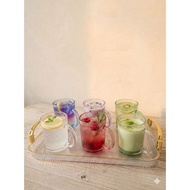 GLASS CUPS GLASS CUPS SET OF 6/S GLASSWARE
