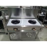 S/S 2 BURNER KWALI RANGE