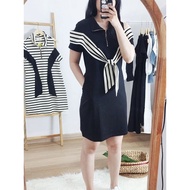 MILLIE GAIA | Casual Dress Leona Stripe Woman Dress Woman Premium Shirt Dress