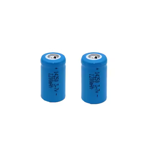 2pcs/lot 3.7V 14250 rechargeable lithium battery LS14250 ER14250H 1/2-R6 1/2 AA 1200mah rechargeable