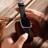 Apple watch - 十字紋真皮蘋果錶帶