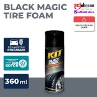 Kit Black Magic Tire Foam 360 ml Semir Ban Kit Spray Semprot Mobil Motor Hitam