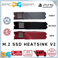 M2 SSD Heatsink V2 / NVME NGFF M.2 2280 SSD Thermal Pad cooler  for PC and PS5 (Local Stock)