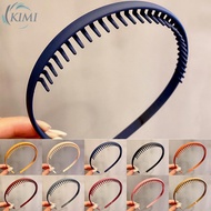 KIMI-Women's Stretchable Nonslip Hairband Korean Style Headband with Big Teeth Design