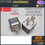 ORIGINAL DENSO Relay 90987-02025 12V 4-Pin – Fog lamp Horn Fan Aircond Relay for PROTON PERODUA TOYO