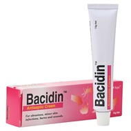 BACIDIN Antiseptic Cream 15g – Abrasion, Skin Infection, Burn, Wound (SG Stock – Expire Jun 2029)
