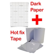 Neenah 3g jet opaque Heat Transfer Paper(Dark Paper) + Transfer Tape (A4 size)