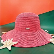 【BONNIE編織工坊】夏威夷手工編織帽-珊瑚