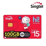 Singtel Golden Number Sim Card $15