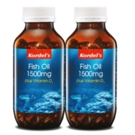 Kordel's Fish Oil 1500mg plus vitamin D3 120sx2