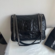 YSL 聖羅蘭 Niki黑色中號 D扣 包型超好🔥