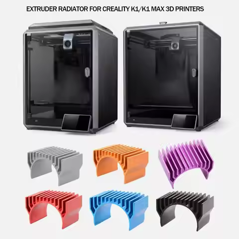 For 3D Printer Radiator Aluminum Alloy Heatsink For DIY Creality K1/K1 MAX 3D Printer Extruder Coole