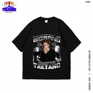 Taeyang Bigbang Oversize Washed T-Shirt Vintage Bigbang T-Shirt made of thick 24s combed cotton by u