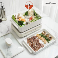 [พร้อมส่ง] Jenniferoom Multi Grill 4L. รุ่น JR-MG1910WH : ชุดเตาอเนกประสงค์ หม้อ & กระทะปิ้งย่าง เตา