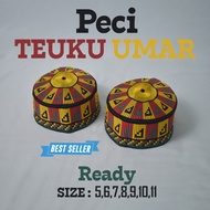 Peci songkok kopiah teuku umar aceh warna cerah perlengkapan sholat