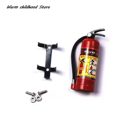 RC Car Simulation Fire Extinguisher for 1/10 RC Rock Crawler TRX4 TRX6 Axial Wraith SCX10 III D90 D1