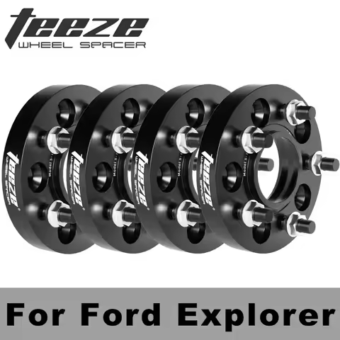 2/4PCS 5x114.3 CB 63.4/70.3/70.5 M14X1.5 1/2" For Ford Explorer Flange Plate T6-7075 Wheel Spacers A