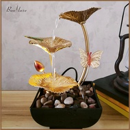 Water Fountain Waterfall Ornament Sculpture Decoration Crafts for Bedroom Tabletop