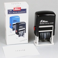 Shiny Numbering Stamp 6 Digit 3mm / 4mm S-309 / S-409 SelfInk & Replacement Ink Pad S-300-7, S-400-7