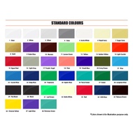 SAMURAI STANDARD COLOUR SPRAYS 1/2/3/4/8/22/29/30/33/36 White/Clear/Silver | Theason Spray 400ml *