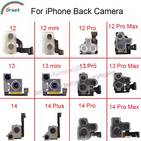 High quality for iphone 12 pro max rear camera for iphone 13mini 13 pro max big camera for iphone 14