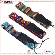 ALMA Guitar Belts, Adjustable Ethnic Style Guitar Strap, Useful Polyester Ukulele Strap Guitar